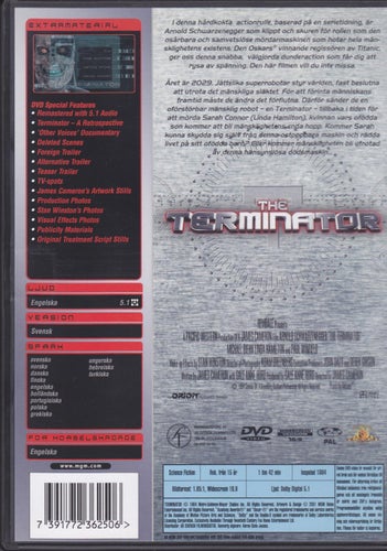 DVD / The Terminator / 2-disc Special Edition / Linda Hamilton / Nyskick