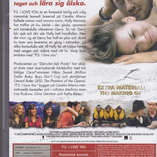 DVD / P.S. I Love You / Hilary Swank, Gerard Butler / Ny & Inplastad