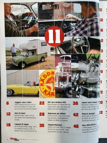 Classic Motor nr 11 2015: Aprilia Moto 6.5, Wartburg, Jaguar E-Type