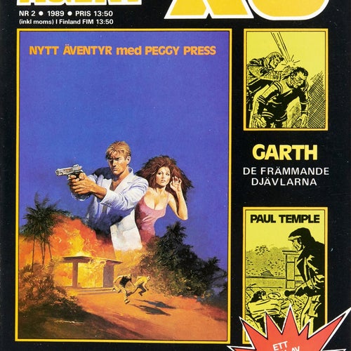 Agent X9 Serietidning 1989 nr 2 (Oläst arkivex)