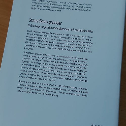 Statistikens grunder av Hans Nyquist