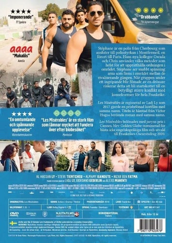 Les Misérables (2019) Ladj Ly med Jeanne Balibar och Damien Bonnard.