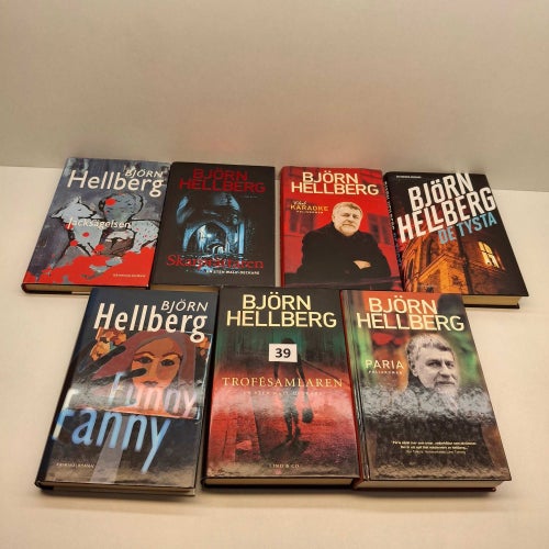Björn Hellberg x7 Böcker i Hårdpärm - Bokpaket - Se bilder för titlar