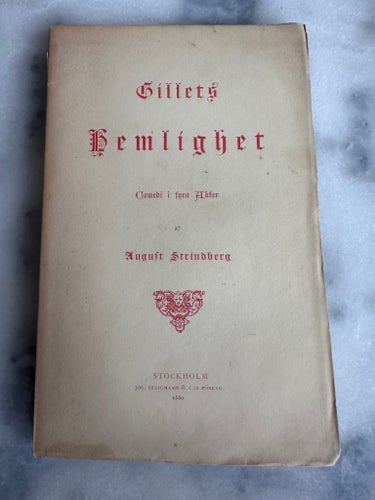 Gillets Hemlighet av August Strindberg, 1880