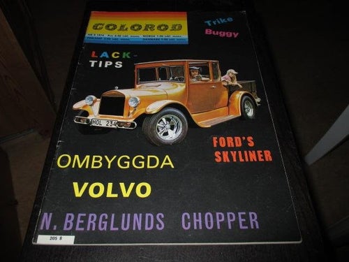 COLOROD NR 8 1974. OMBYGGDA VOLVO , FORD SKYLINER ,M.M