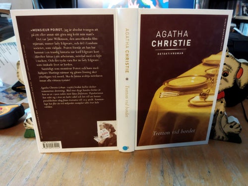 Tretton vid bordet - Agatha Christie. bok, Very Fine plus