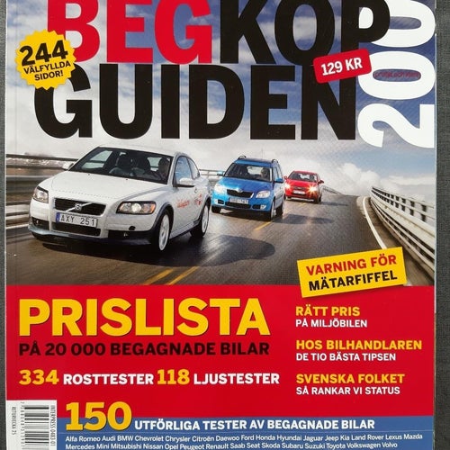 Begköpguiden 2009 - köpguide om begagnade bilar, från Vi Bilägare