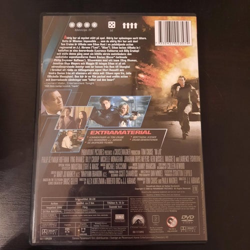 MISSION IMPOSSIBLE: III (3) (Tom Cruise) / DVD / SVENSK TEXT
