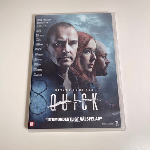 DVD - Quick. Jonas Karlsson Alba August.