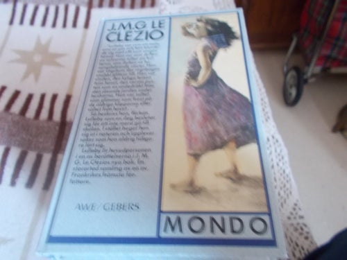 EN INBUNDEN BOK J.M.G LE CLEZIO MONDO