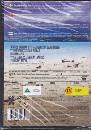 DVD / ELVIS / Paradise - Hawaiian Style / Suzannah Leigh / Ny & Inplastad