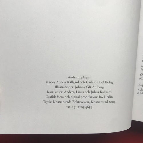 SVERIGES ÖAR Anders Källgård 2005