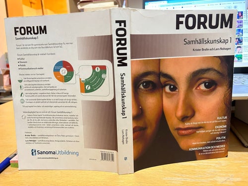 Forum Samhällskunskap 1 av Krister Brolin, Lars Nohagen, bok, Very fine plus