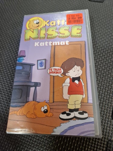 Katten Nisse kattmat - VHS