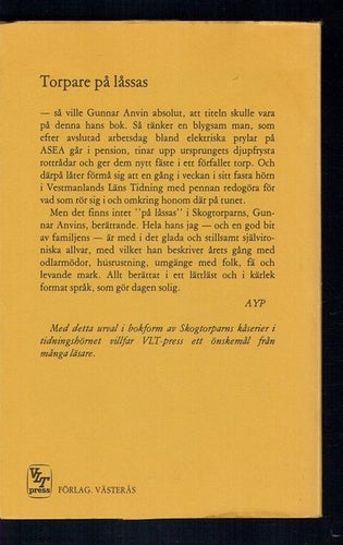 Torpare på låssas - kåserier från Västmanland (Skogtorparn)