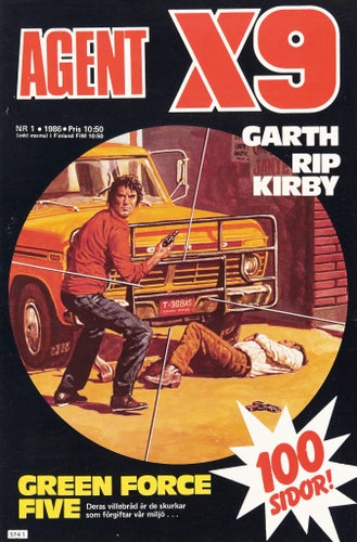 Agent X9 Serietidning 1986 nr 1 (Oläst arkivex)