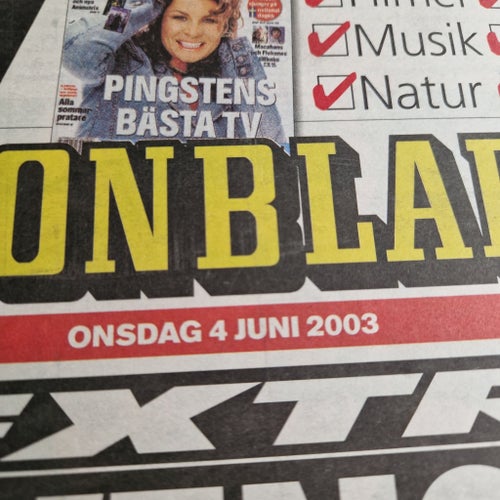 Aftonbladet tidning från 4 juni 2003