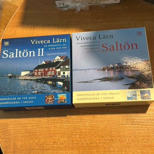 2 st ljudböcker av Viveca Lärn - Saltön I & II Ljudböcker
