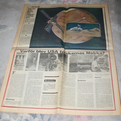 Tidning USA 200 år Sydsvenska Dagbladet Sydsvenskan 1976