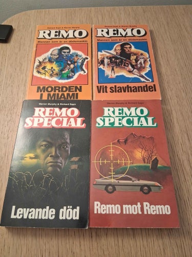 Remo 4 st böcker