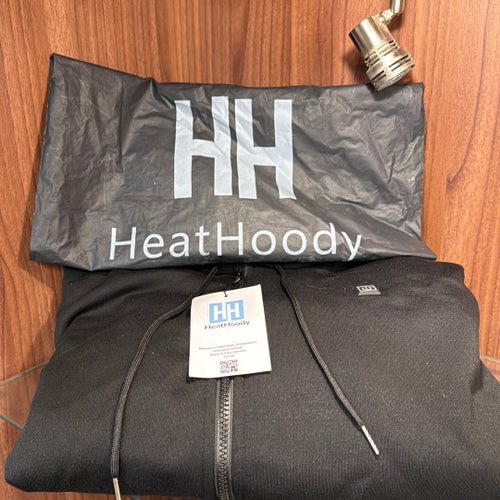HeatHoody värmehoodie – uppvärmd huvtröja inkl. powerbank - Strl XL