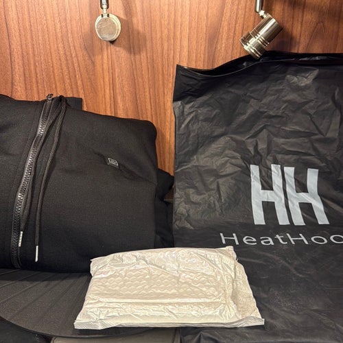 HeatHoody värmehoodie – uppvärmd huvtröja inkl. powerbank - Strl XL