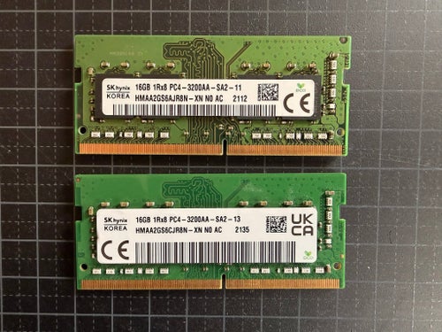 SK Hynix 32GB (2x16GB) DDR4 RAM-minne 3200MHz SODIMM
