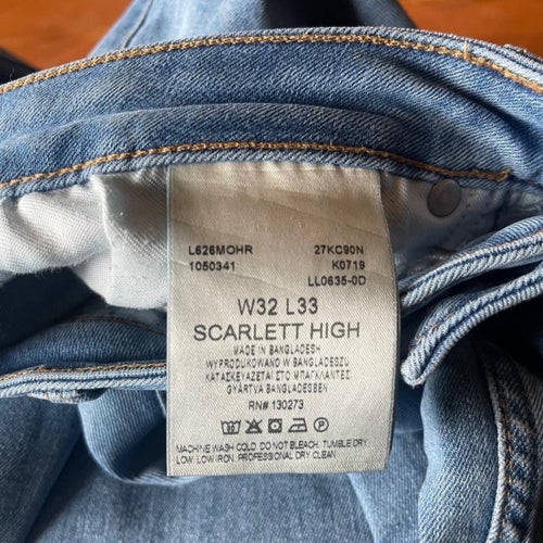 Lee ljusblå jeans, storlek W32 L33