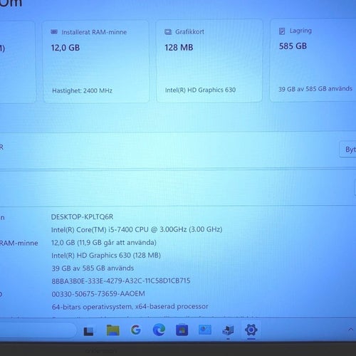 Dell OptiPlex SFF - Windows 11 / i5 / DDR4 / SSD + HDD