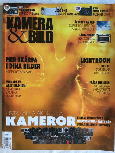 Tidningen Kamera & Bild, nr.1 2016
