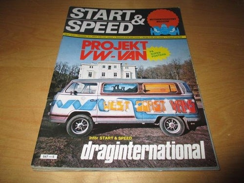 START & SPEED NR 5 1976 DODGE CHARGER 1973, KAISER, M.M. POSTERN FINNS KVAR!