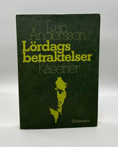 Lördagsbetraktelser av Dan Andersson