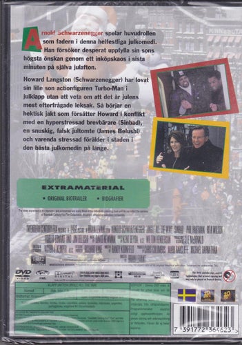 DVD / Klappjakten / Schwarzenegger, Sinbad, Rita Wilson / Ny & Inplastad