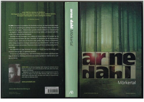 MÖRKERTAL - Arne Dahl - kriminalroman (2006)