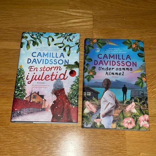En storm i juletid & Under samma himmel av Camilla Davidsson