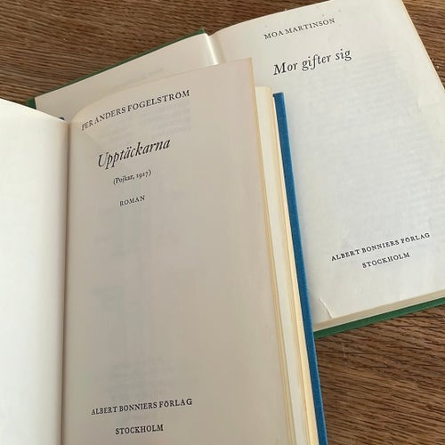Två Klassiker: "Upptäckarna" av Per Anders Fogelström (1957) & "Mor gifter sig"