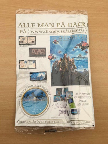 KALLE ANKA Nr 46 2001 - Inplastad - Hopp-upp-Kalle