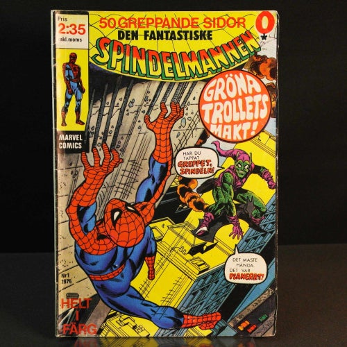 Spindelmannen - 1975 - NR 1 - Det Gröna Trollets sista strid