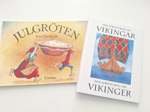 Julgröten av Sven Nordqvist & Min första bok om Vikingar