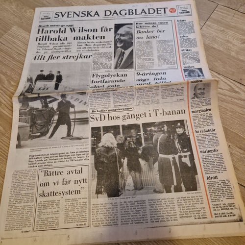 Svenska Dagbladet från 1974