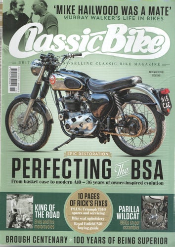 Classic Bike Magazine - BSA, Parilla, Elvis