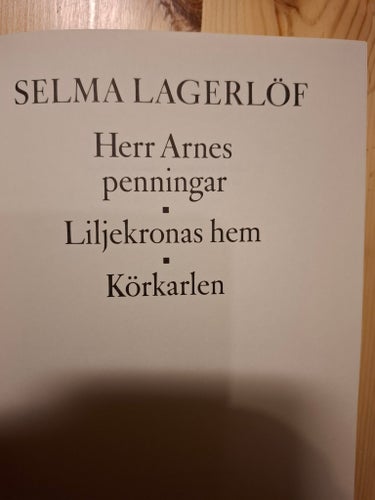 Selma Lagerlöf : 3 klassiska verk. 1989