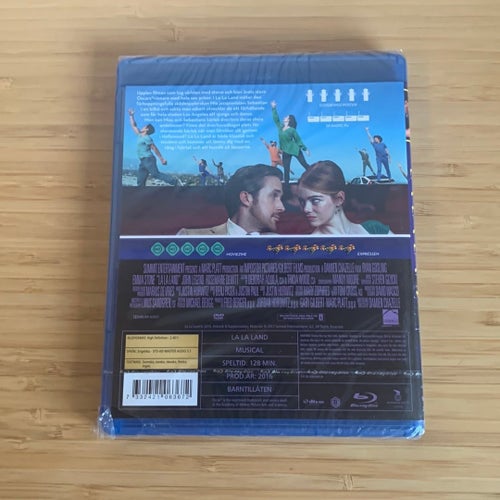 La La Land Blu-ray Inplastad