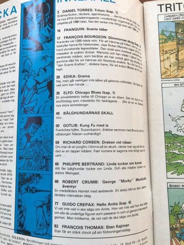 Epix Serietidning Nr 6 1984 / Richard Corben m fl