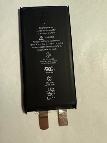 Batteri till iPhone 12 Mini 3.85V 2227mAh uppladdningsbart Li-ion batteri