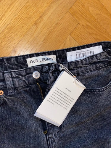 OUR LEGACY svarta jeans, storlek 36