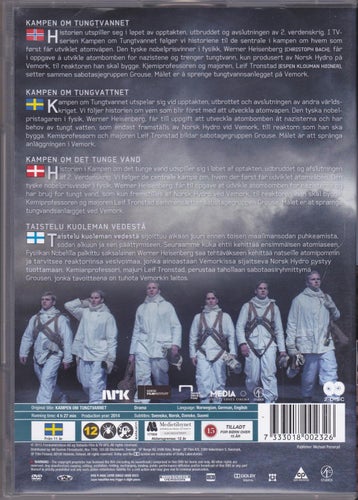 DVD / Kampen Om Tungtvannet / Hela serien / 2-disc / Nyskick