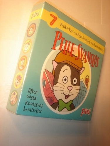 Pixi box NY ORIGINALINPLASTAD med 7st PELLE SVANSLÖS BÖCKER