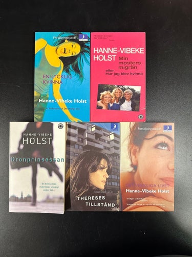 5 böcker av Hanne-Vibeke Holst - Bokpaket