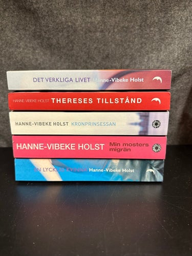 5 böcker av Hanne-Vibeke Holst - Bokpaket